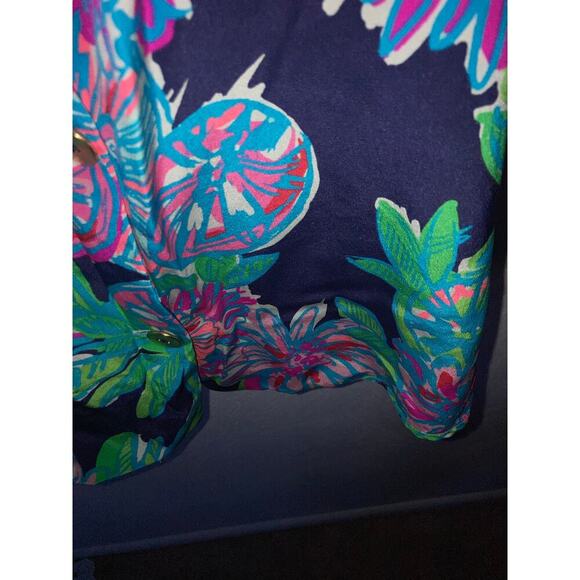 Lilly Pulitzer Silk Iona Shell Resort Tank 92268 size XS - Picture 8 of 10